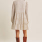 Romantic Toile Mini Dress