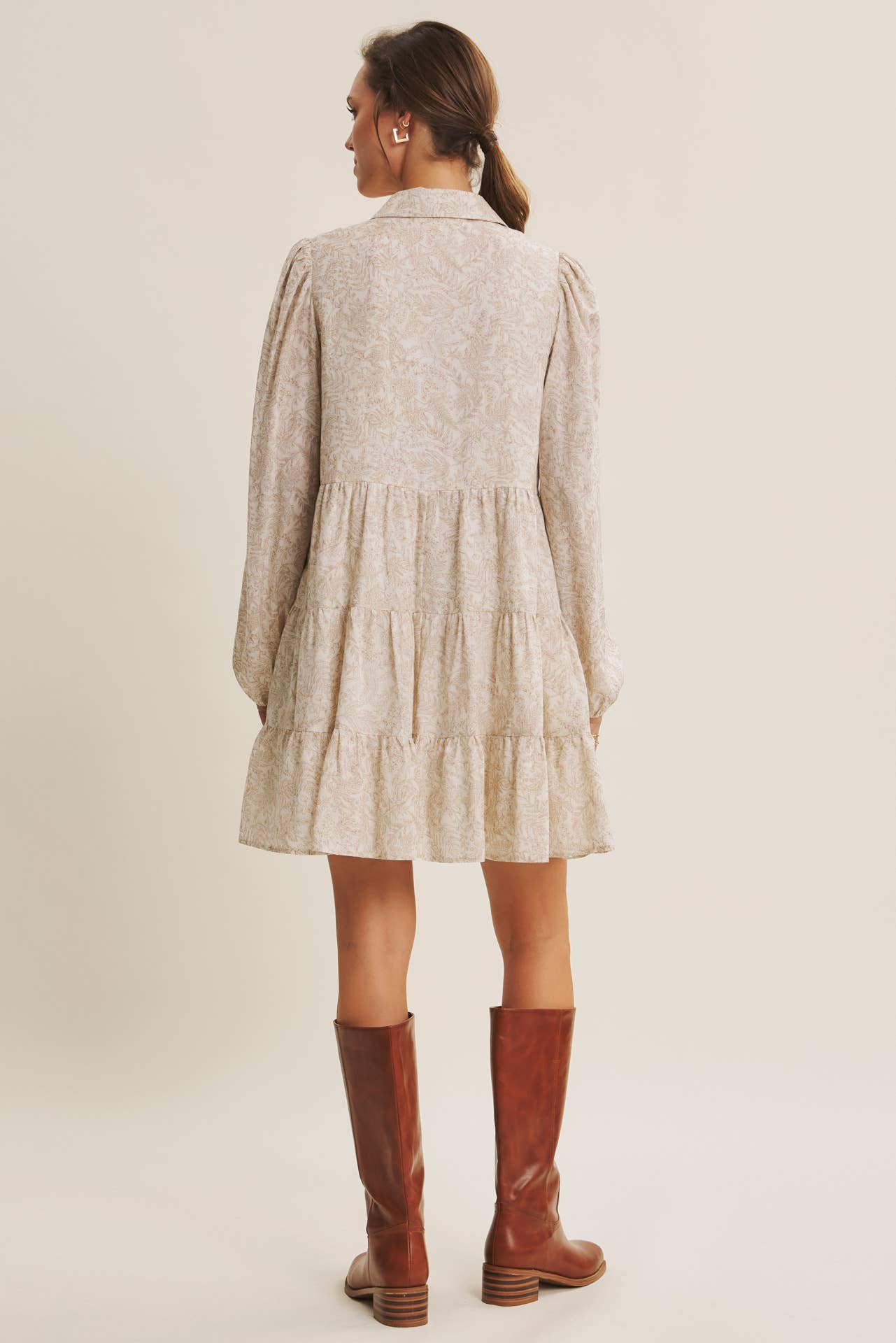 Romantic Toile Mini Dress