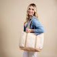 The Signature Canvas Tote Bag I Beige