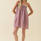 Smocked Stripe Cami Dress
