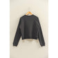 Soft + Slouchy Raglan Pullover I White
