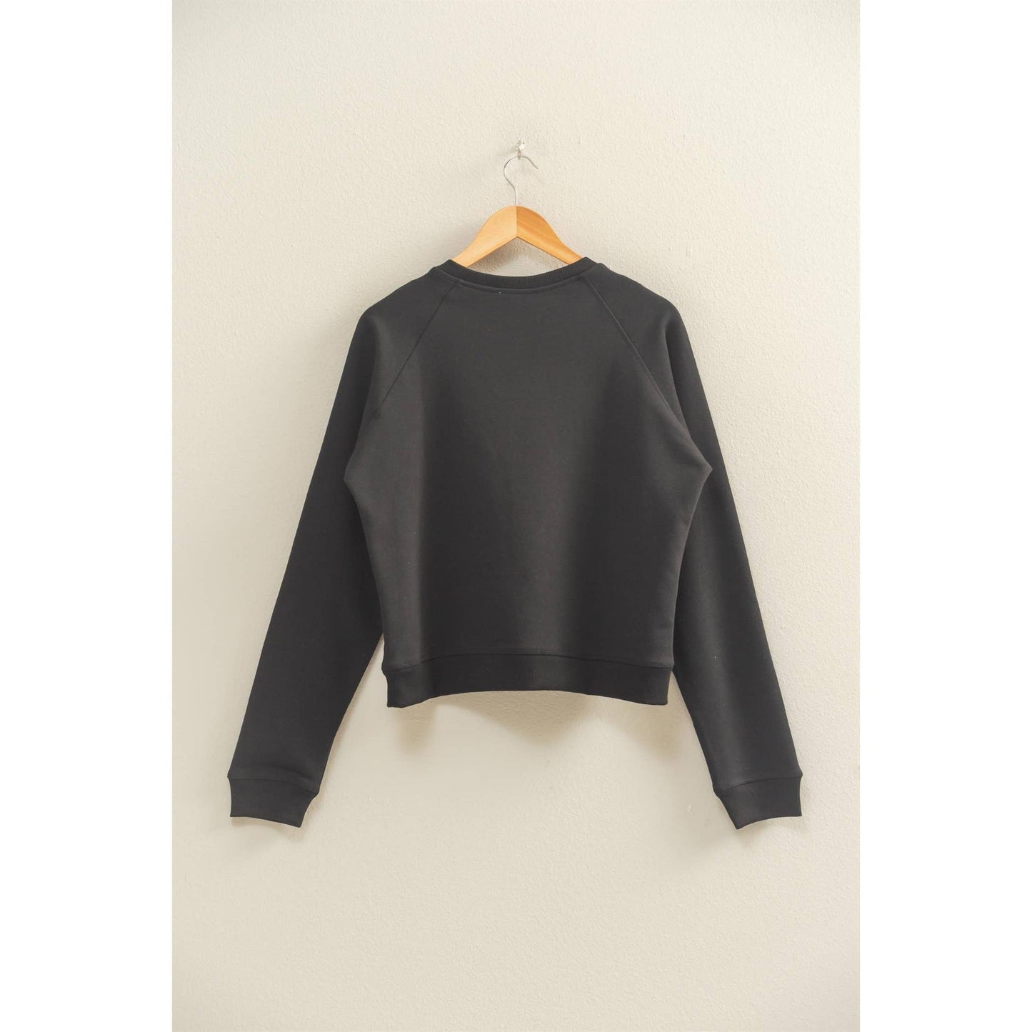 Soft + Slouchy Raglan Pullover I White