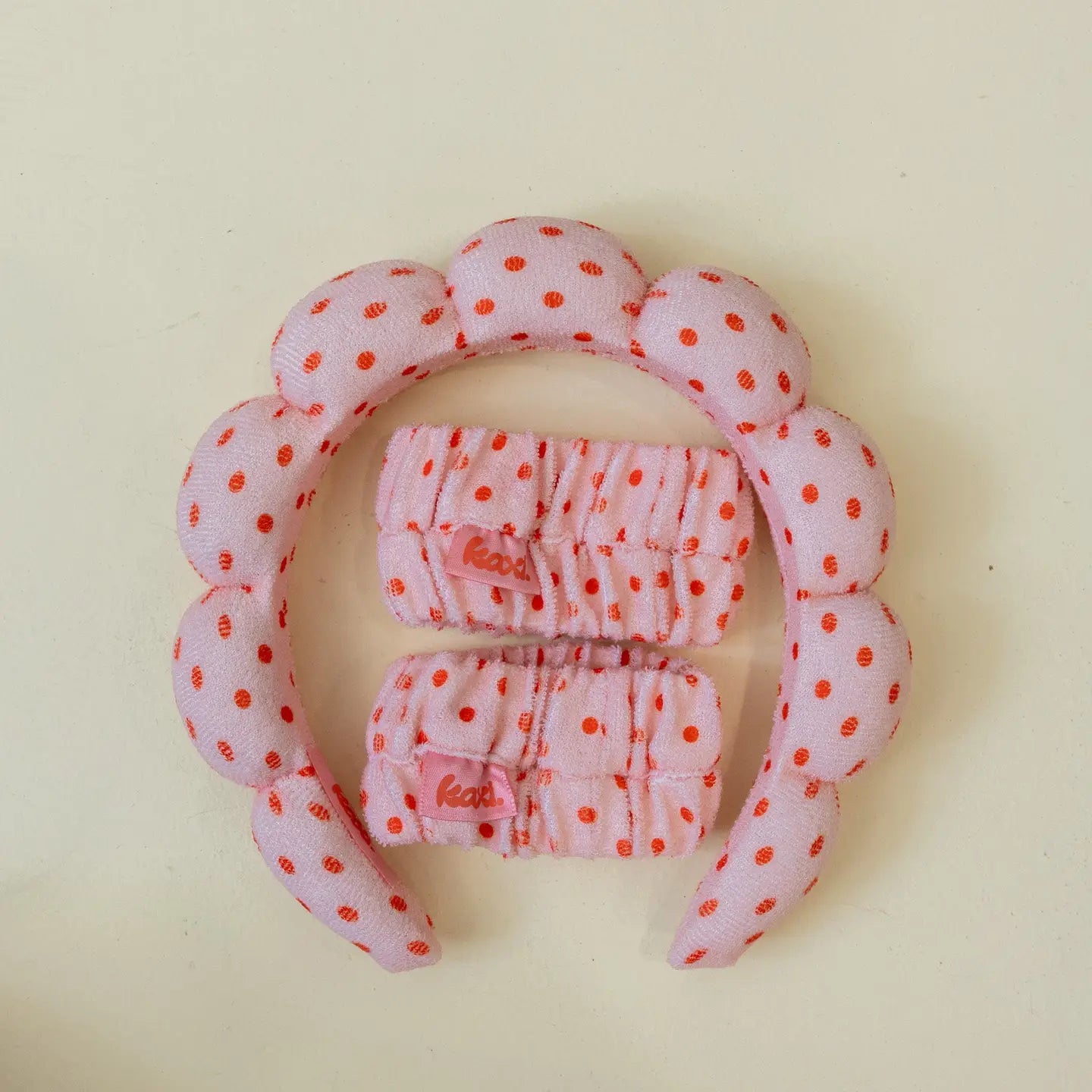 Grwm Headband & Wristband Set I Polka Dot