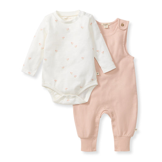 Ditsy Floral Jumpsuit & Bodysuit Set