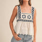 Crochet Babydoll Tank