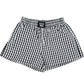 Black Gingham Boxer Shorts