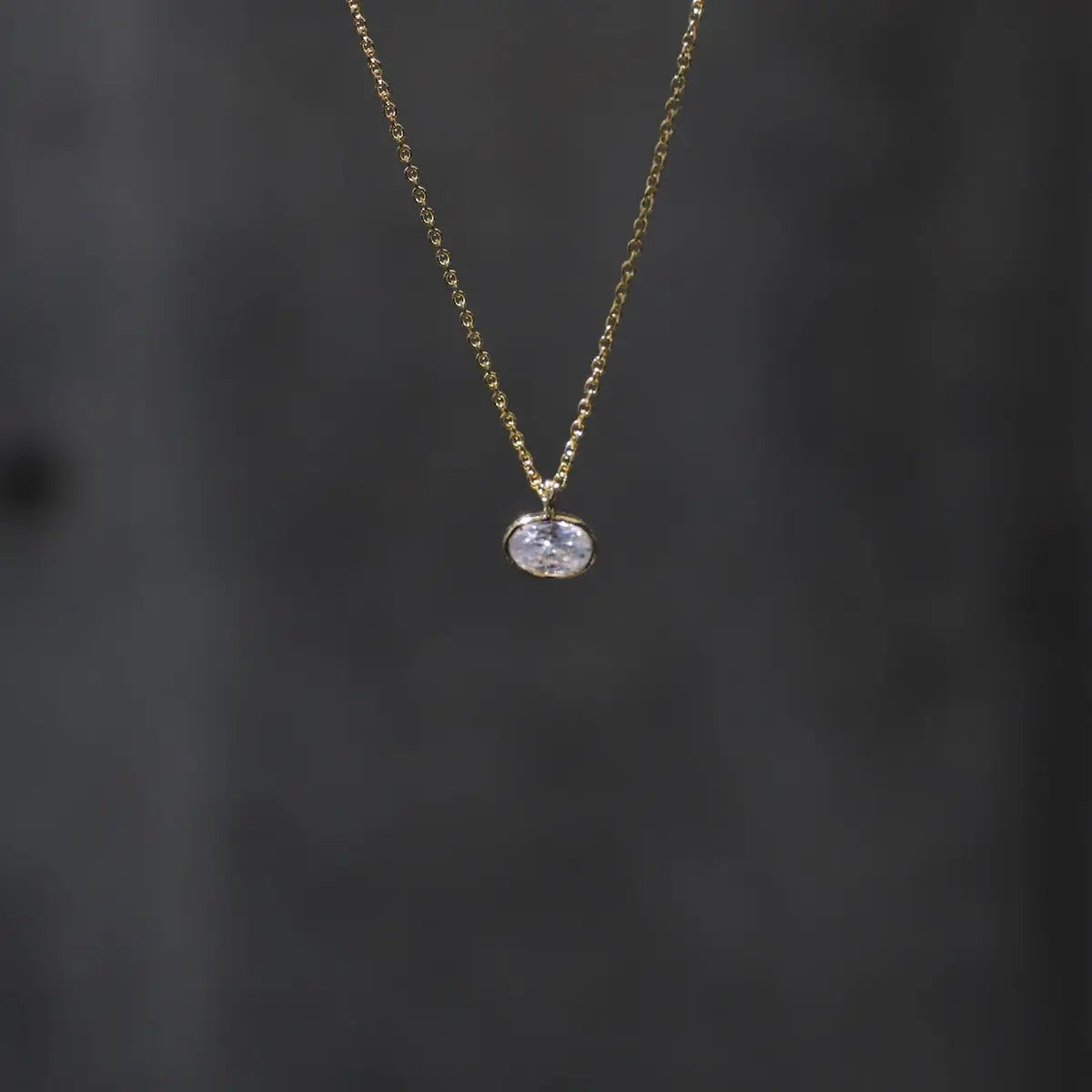 Shay Micro Bezel Necklace