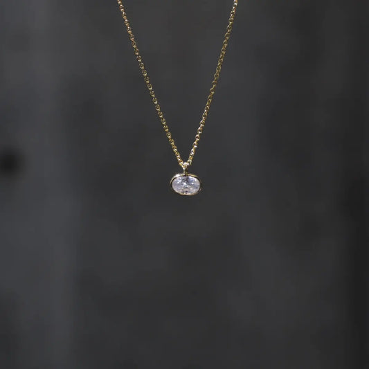 Shay Micro Bezel Necklace