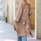 Effortless Knitted Trench Coat