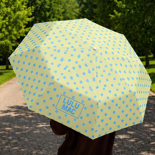 Yellow Polka Dot Umbrella