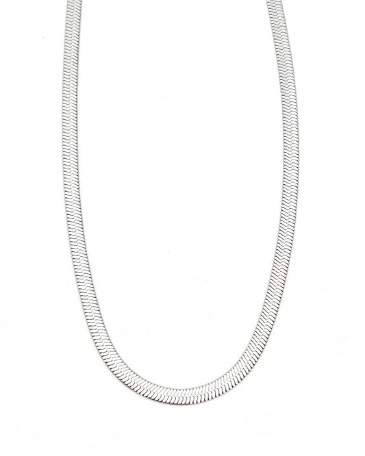 Lyra Herringbone Necklace