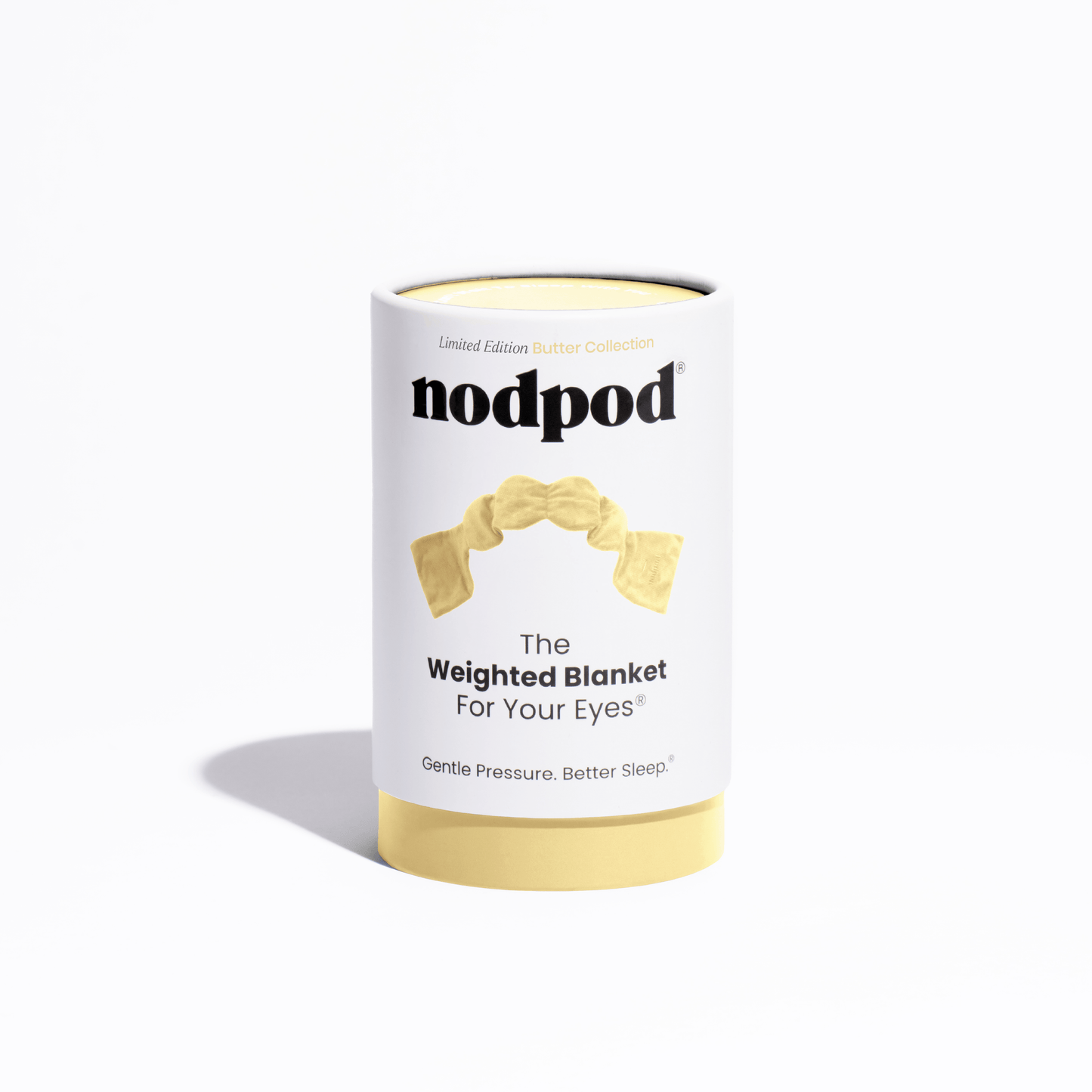 Butter Yellow Weighted Sleep Mask - Eye Mask