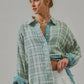 Double Gauze Plaid Button-Down