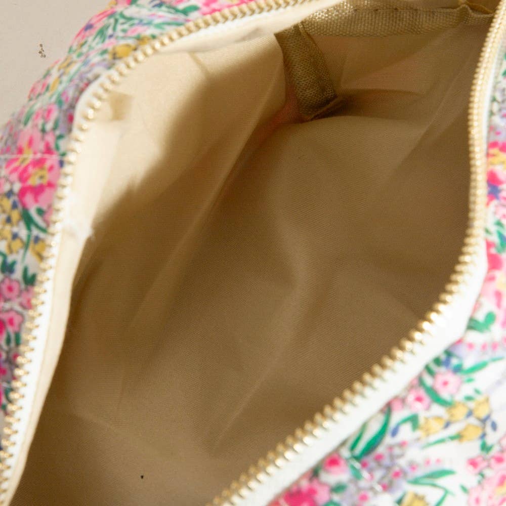 Floral Cosmetic Pouch