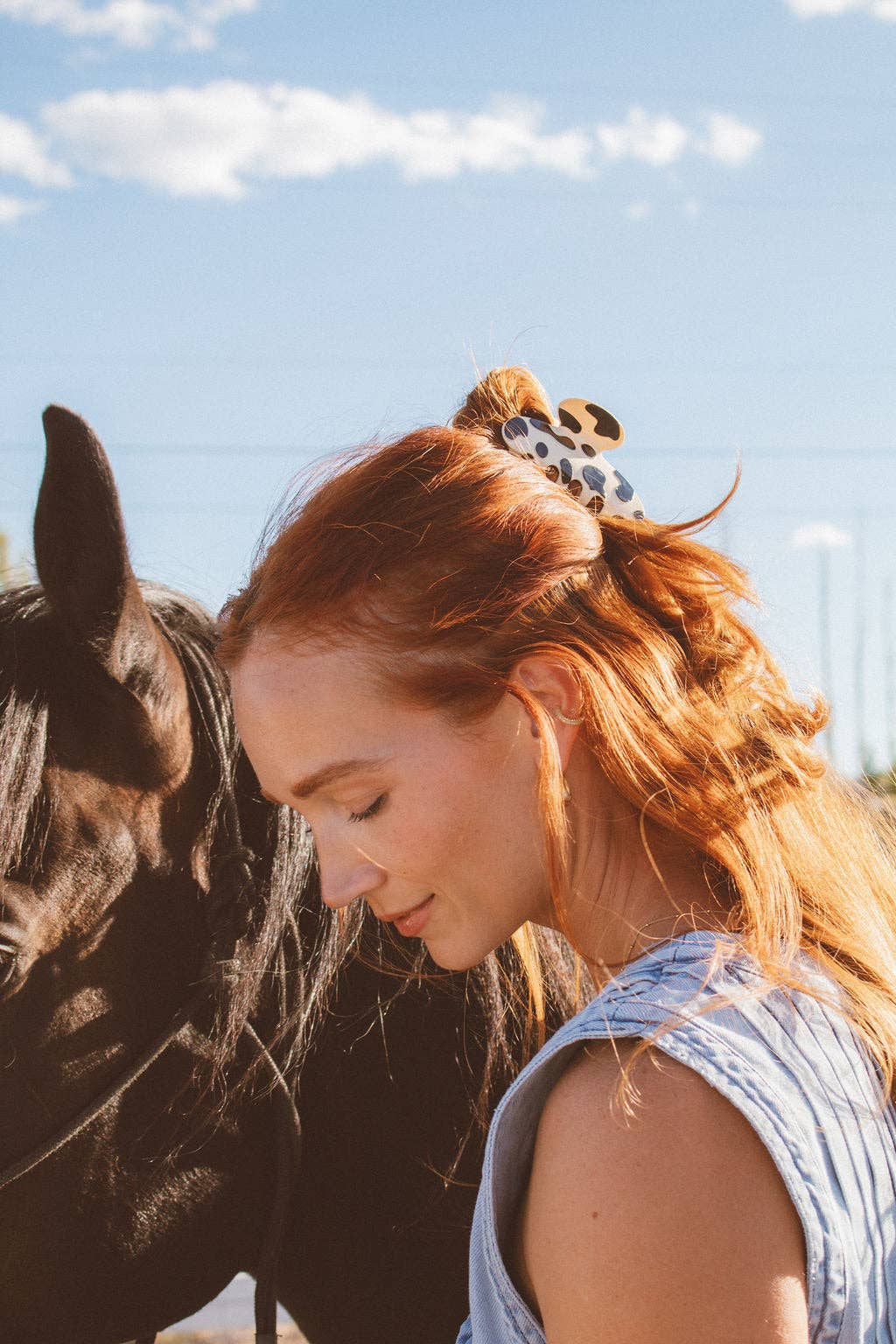 Cow Print Clip