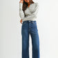 High-Rise Wide Crop Trouser Hem
