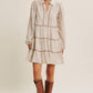 Romantic Toile Mini Dress