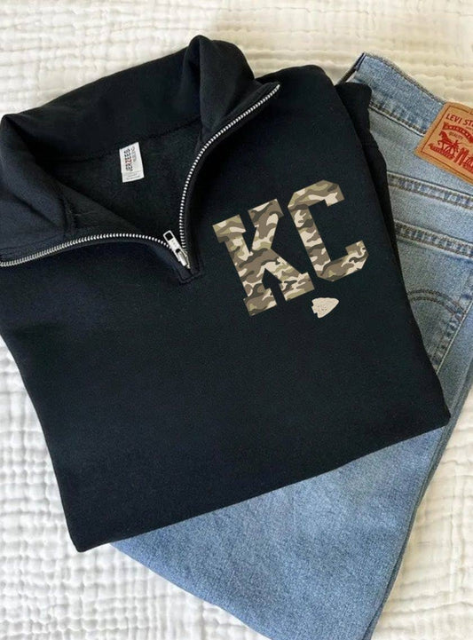 Camo KC | Quarter Zip