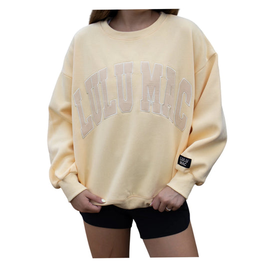Lulu Mac Butter Yellow Crew