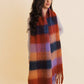 Oversized Fringe Scarf – Cozy Breeze - Pink