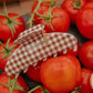 Brown Gingham Tomato Charm Claw