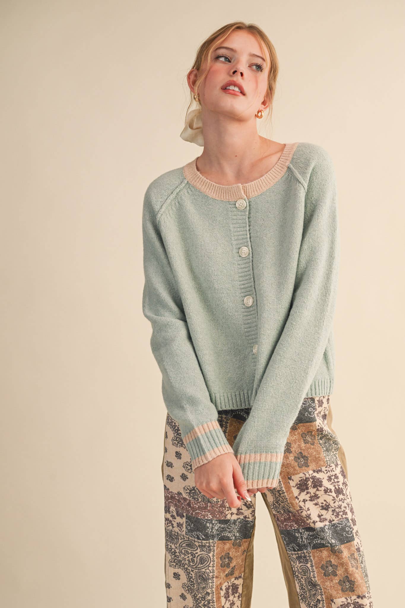 The Elevated Two-Tone Cardi