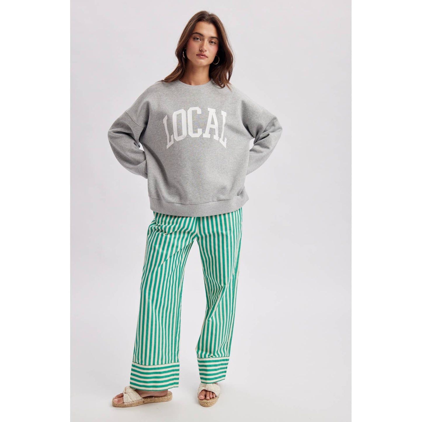Distressed Local Crewneck