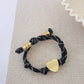 Heart Knot Cord Bracelet I Red