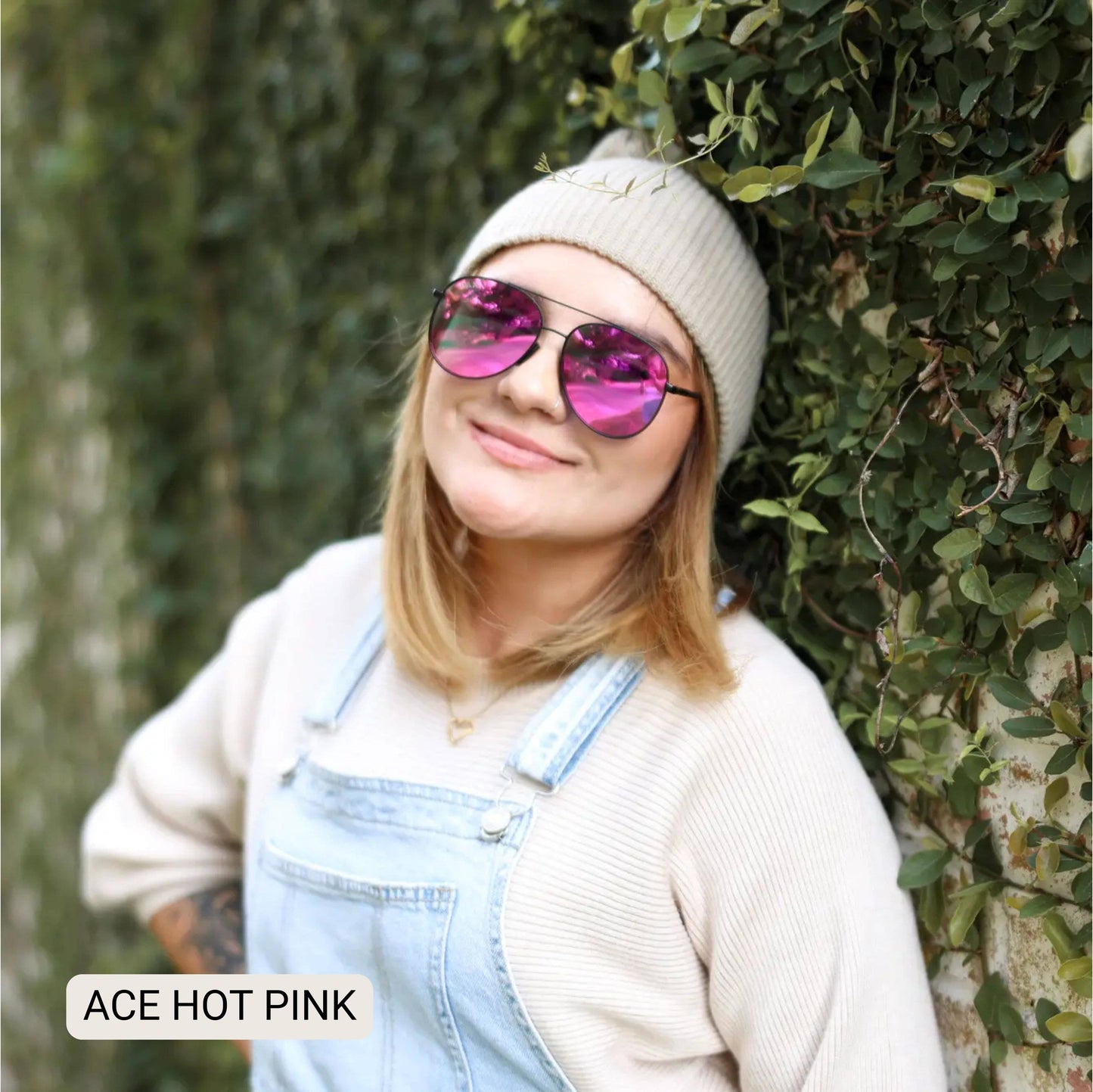Ace I Unisex Aviator Sunglasses I Jet Black