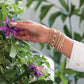 Everyday Silver Beaded Wrap