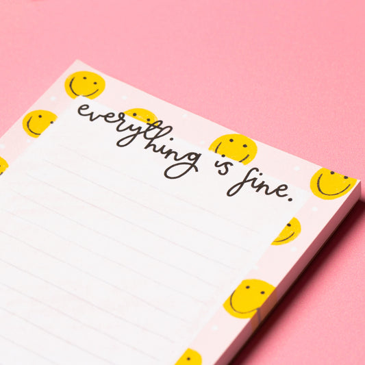 "Everything is Fine" Notepad