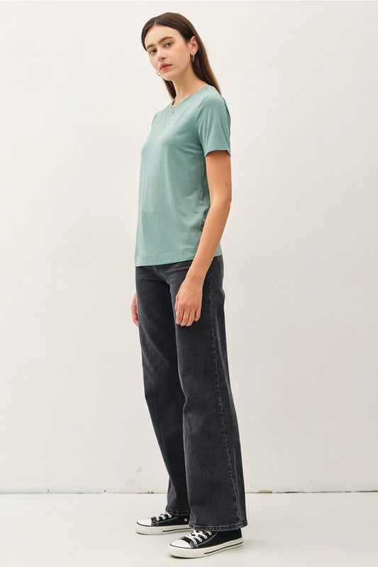 Jade Bamboo/Modal Basic T-Shirt