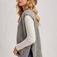Oversized Knit Vest
