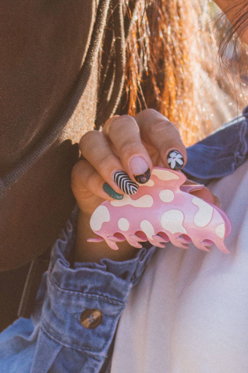 Cow Print Clip