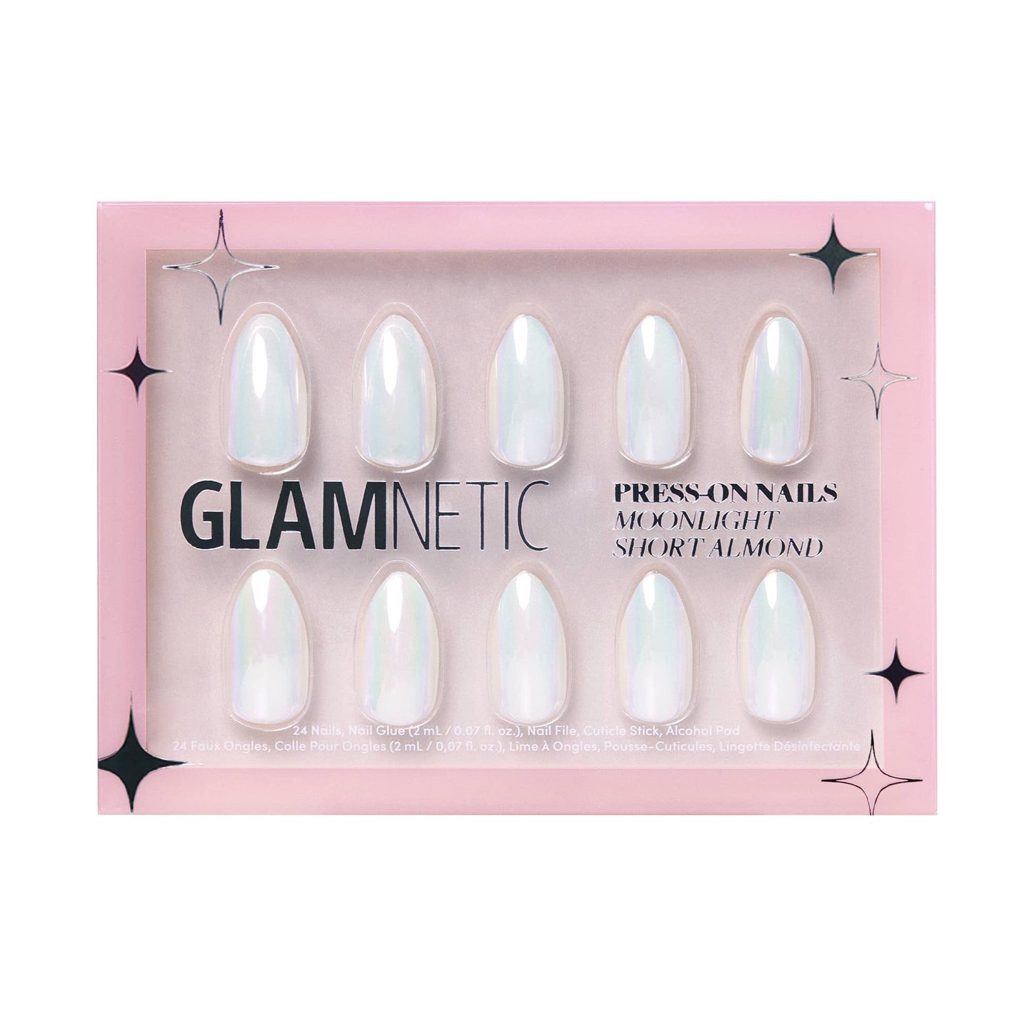Moonlight Press-On Nails | Pearlescent White