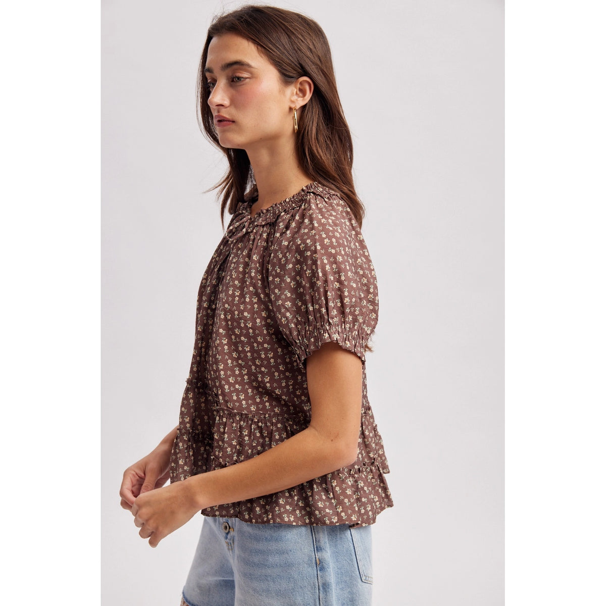 Meadow Bloom Babydoll Top