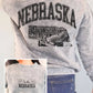 Grey NE Mineral Washed Crew
