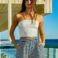 Easy Striped Knit Shorts