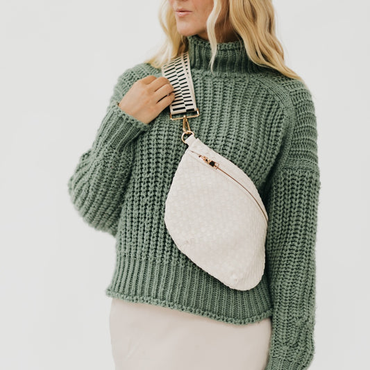 Cream Westlyn Woven Bum Bag