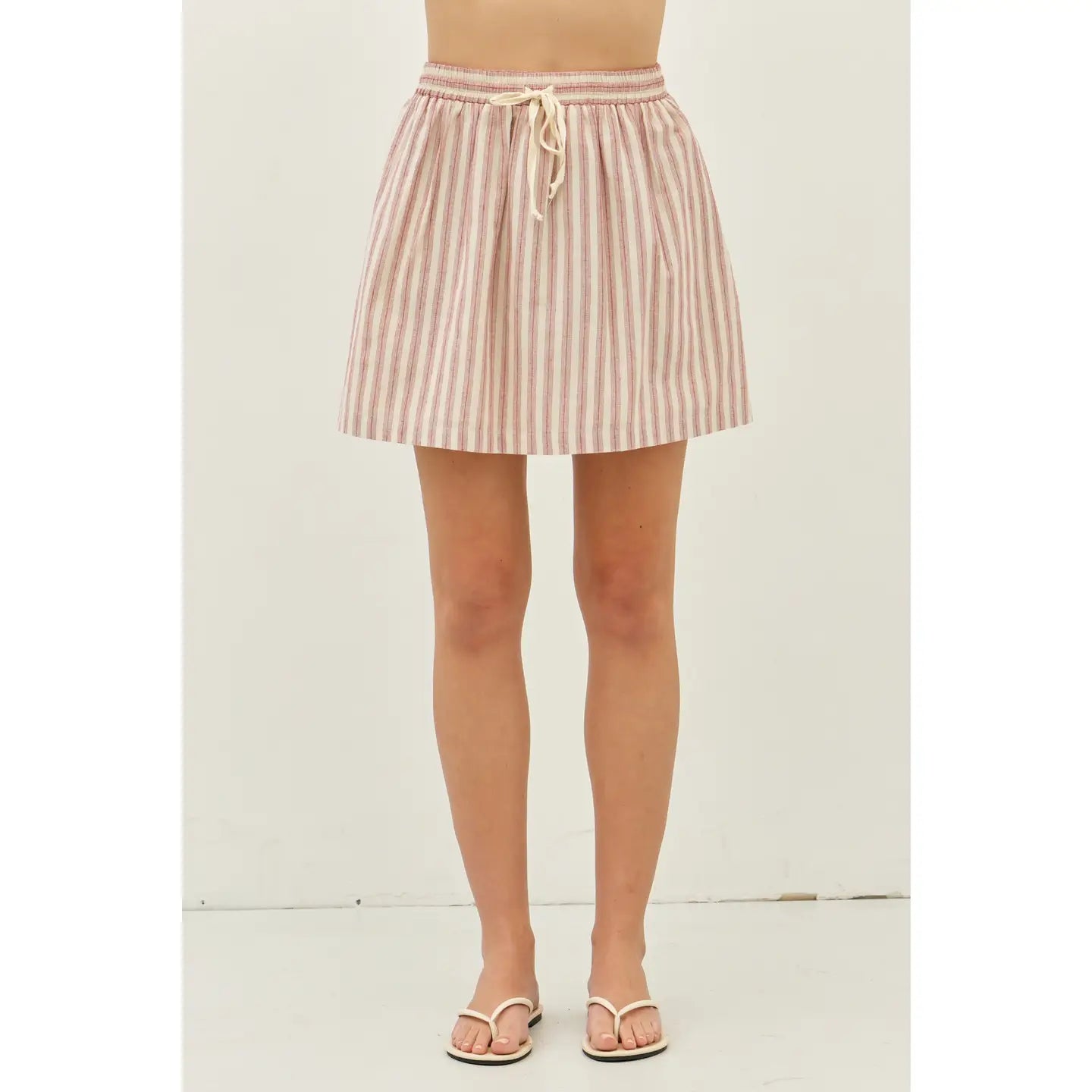 Stripe Mini Skirt
