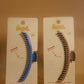 Kaxi Hair Clip I White + Brown