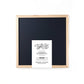 15x15 Black Magnetic Chalkboard