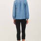 Stitched Denim Blouse