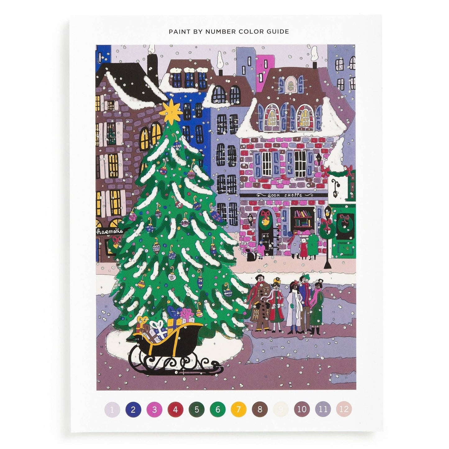Holiday Paint-By-Number Art Kit