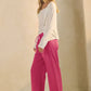 Wide Leg Mineral Wash Pants