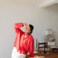Red Piper Cardigan