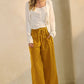 Wide Leg Mineral Wash Pants