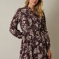 Long Sleeve Floral Mini Dress