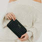 Woven Wallet I Coffee Checkered