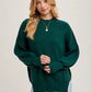 Ribbed Mock Neck Pullover